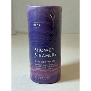 ORCA Beauty Shower Steamers 8 Tablets NEW Sealed 1.06oz Each Scent